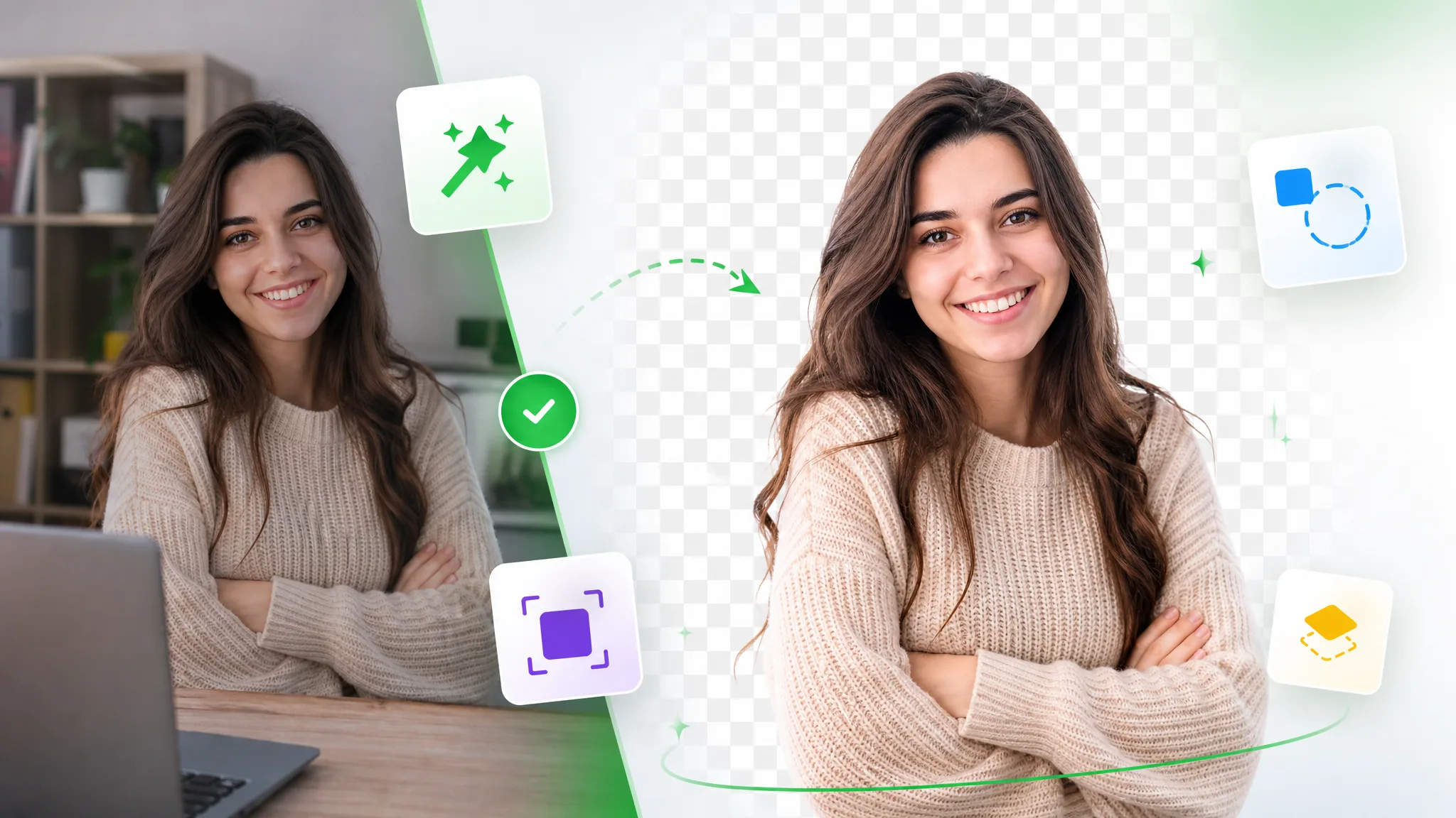 Switching from Unscreen to a cleaner transparent video background remover.