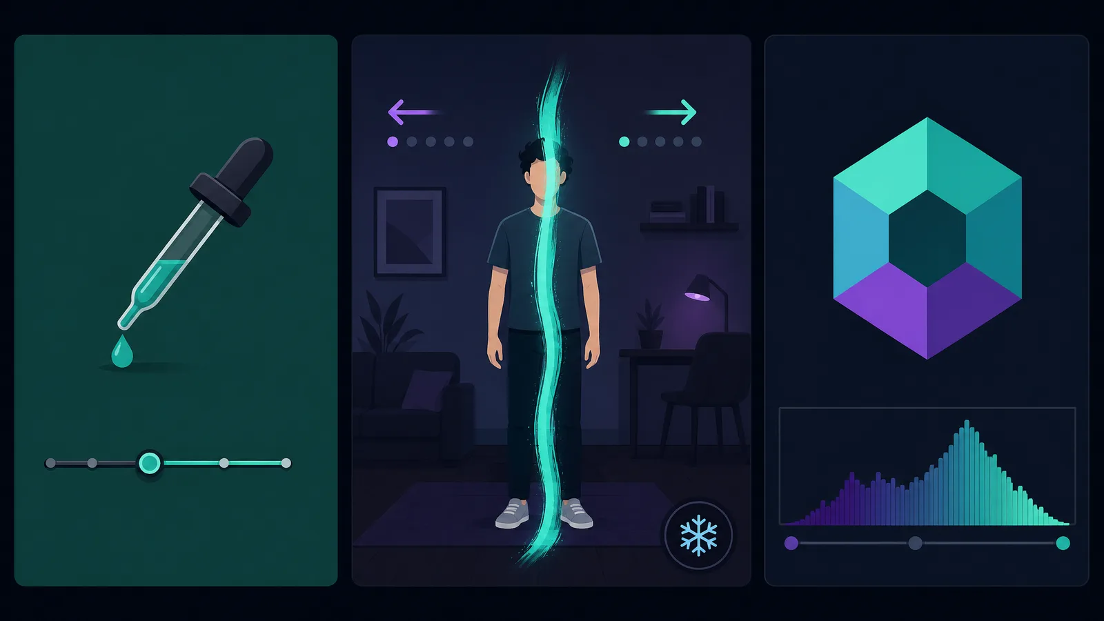 Three After Effects background removal paths compared: Keylight, Roto Brush and luma extraction