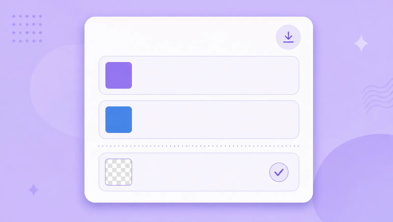 Canva's video download panel showing MP4 and GIF with no transparency option