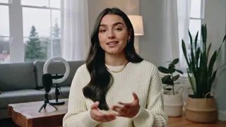 Creator talking-head sample clip — click to try background removal