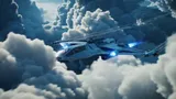Sci-fi spaceship sample clip — click to try background removal